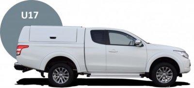 Force Pro Ladkassekappe med åbne sideluger til Mitsubishi L200 (Club Cab) fra 2016-
