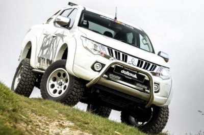 Forøgelse af karosserihøjden med 100 mm til Mitsubishi L200 2016-