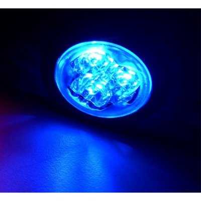 Axixtech "Hide-Away" LED-blinklys i blå, orange og hvid | ECE R65* | 12-24V