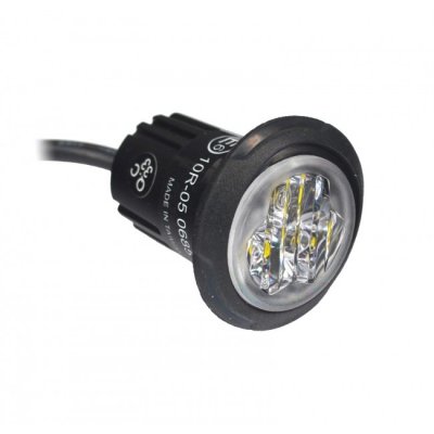 Axixtech "Hide-Away" LED-blinklys i blå, orange og hvid | ECE R65* | 12-24V