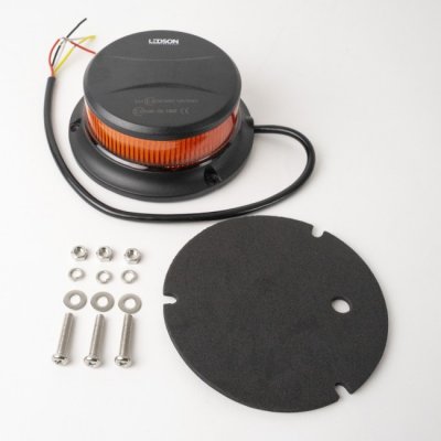 LEDSON Advarselslys SLIM | LED | Flad montering, magnetisk montering eller stangmontering | ECE R65/R10
