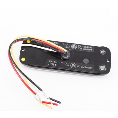 LED-blinklys med halo-ring i hvid, rød og orange | ECE R65/R10/R91 | 12-24V