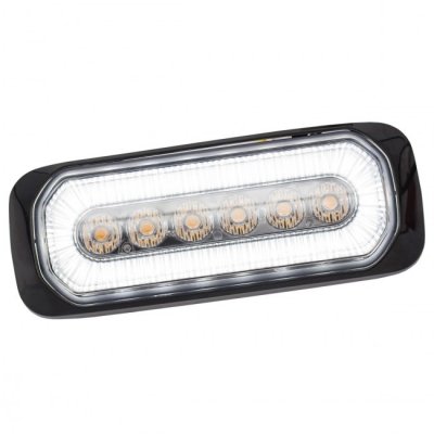 LED-blinklys med halo-ring i hvid, rød og orange | ECE R65/R10/R91 | 12-24V