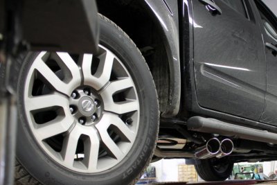 Udstødningssystem til Navara (Nissan) fra 2006-2014