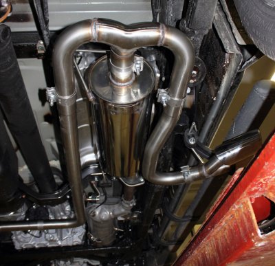 Sportsudstødningssystem sidepipes 4x90 mm til Nissan Navara 2006-2014