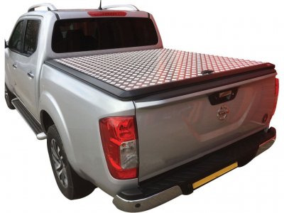 Aluminium Flap Cover Basic til Nissan Navara Double Cab 2015-