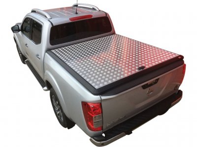 Flaklock Aluminium Basic til Nissan Navara Double Cab 2015-