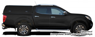 Force Pro Ladkassekappe med åbne sidepaneler til Nissan Navara (1,5 kabine) fra 2015-