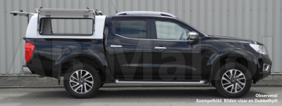 Force Pro Ladkassekappe med åbne sidepaneler til Nissan Navara (1,5 kabine) fra 2015-