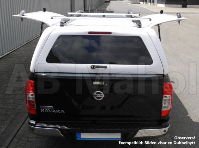 Force Pro Ladkassekappe med åbne sidepaneler til Nissan Navara (1,5 kabine) fra 2015-