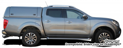 Force Pro Ladkassekappe med åbne sidepaneler til Nissan Navara (1,5 kabine) fra 2015-