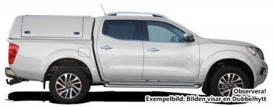 Force Pro Ladkassekappe med åbne sidepaneler til Nissan Navara (1,5 kabine) fra 2015-