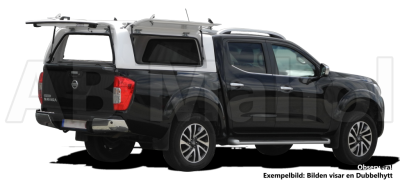 Force Pro Ladkassekappe med åbne sidepaneler til Nissan Navara (1,5 kabine) fra 2015-