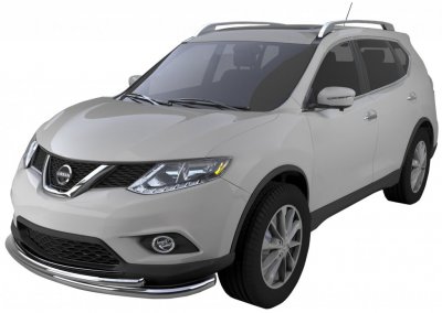 Dobbelt frontrør til Nissan X-Trail 2014-