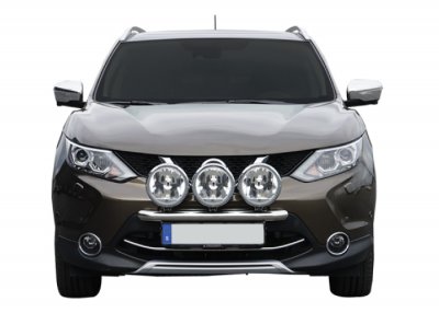 Ekstra lygtebeslag i rustfrit stål til Nissan Qashqai fra 2014-