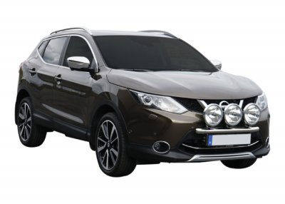 Ekstra lygtebeslag i rustfrit stål til Nissan Qashqai fra 2014-