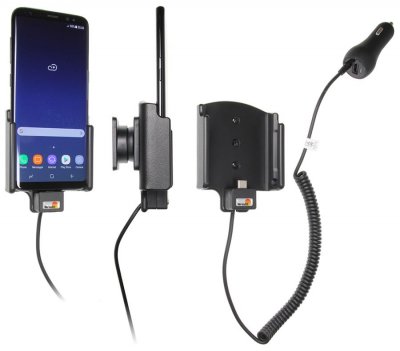 Mobilholder med indbygget oplader