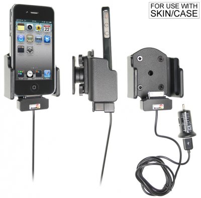 Mobilholder med indbygget oplader