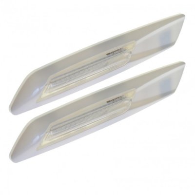 BMW LED-sidemarkør, orange LED-lys med klar linse