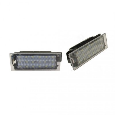 LED-skiltelys til Renault Twingo, Clio, Megane, Laguna og andre.