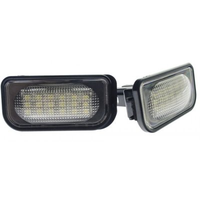 LED-nummerpladelys til Mercedes W203 4D, W203 4D Sedan