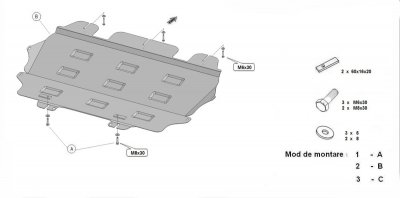 Eksploderet billede Citroën C4 2010-2020
