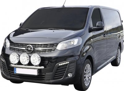 Ekstra lygtebeslag i rustfrit stål til Opel Vivaro fra 2020-