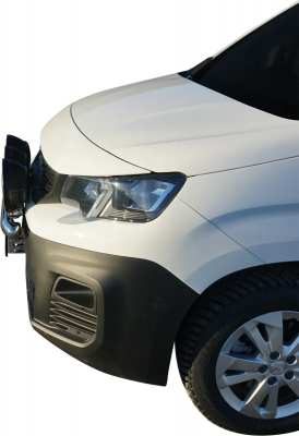 Extraljusfäste i Rostfritt stål till Peugeot Partner från 2019-