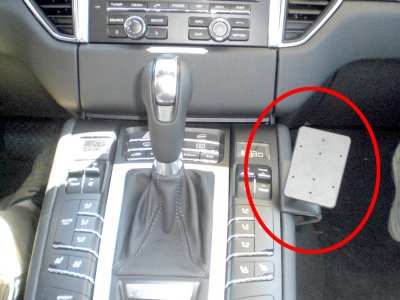 Mobilholder Porsche Macan fra år 2014- og fremefter