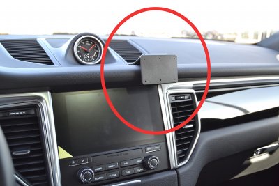 Mobilholder Porsche Macan fra år 2014 og frem