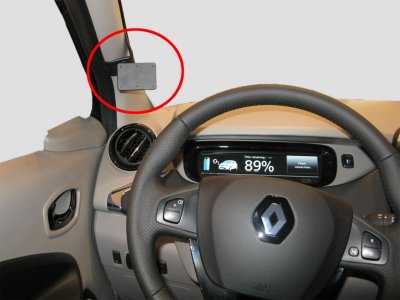Mobilholder Renault Zoe fra 2013-2019