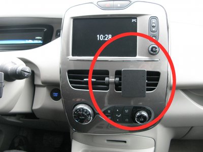 Mobilholder til Renault Zoe fra 2013-2019