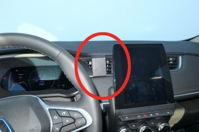 Mobilholder Renault Zoe fra 2020-
