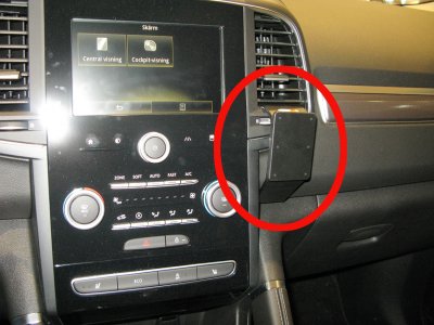 Mobilholder Renault Koleos fra 2017-