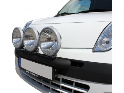 Ekstra lygtebeslag i sort pulverlakering til Renault Kangoo 2008-2013