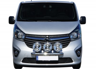 Ekstra lygtebeslag i rustfrit stål til Opel Vivaro fra 2015-2019
