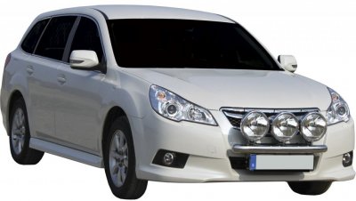 Ekstra lygtebeslag i rustfrit stål til Subaru Outback 2010-2014