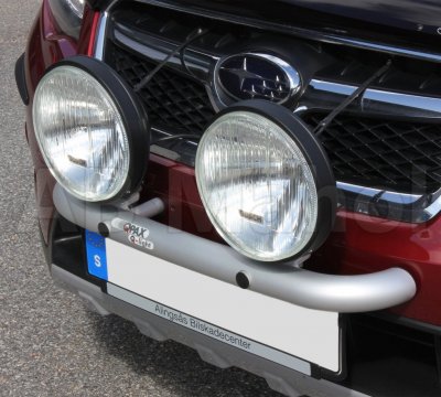 Ekstra lygtebeslag i aluminium til 2 ekstra lygter til Subaru XV 2012-2015