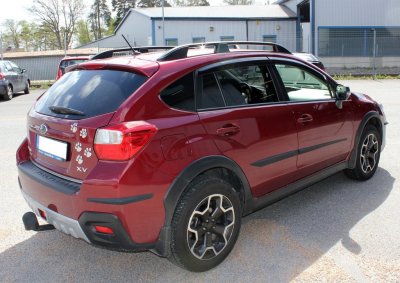 Tagrælinger Subaru XV fra år 2012-2017