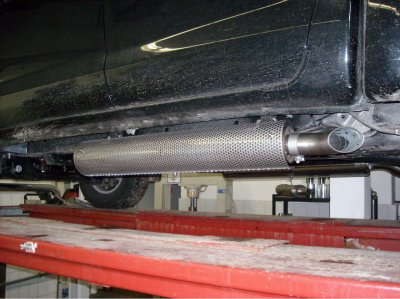 Sportsudstødningssystem sidepipes 2x76 mm til Toyota Hilux fra 2006-