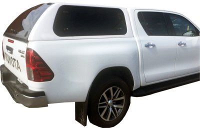 Ladkassekappe med oplukkelige vinduer til Toyota Hilux (Double Cab) fra 2016-