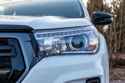Gennemsigtige stenslagsbeskyttere Hilux (Toyota) 2016-2020