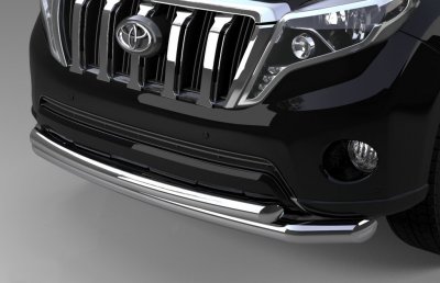 Dobbelt frontrør i rustfrit stål til Toyota Land Cruiser 150 2014-