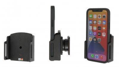 Brodit Phone Holder - Justerbar holder til enheder med skal/skind | Bredde 75-89 mm | Tykkelse: 8-12 mm