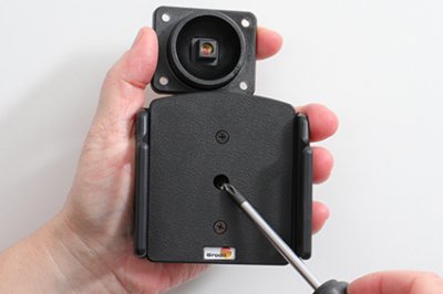 Brodit Phone Holder - Justerbar holder til enheder med skal/skind | Bredde 75-89 mm | Tykkelse: 8-12 mm