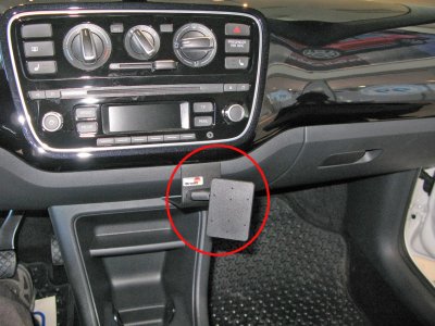 Mobilholder Skoda Citigo fra 2011- og fremefter