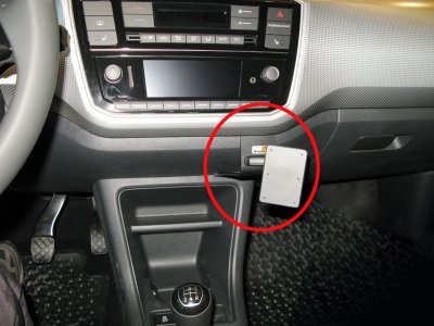 Mobilholder Skoda Citigo fra modelår 2011 og fremefter