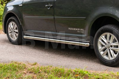Siderør Slash Cut VW Caddy 2004-/10-/16-