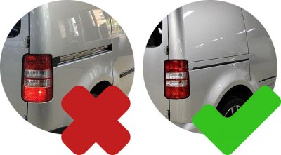 Skydedørslister i rustfrit stål til Volkswagen Caddy 2004-2020