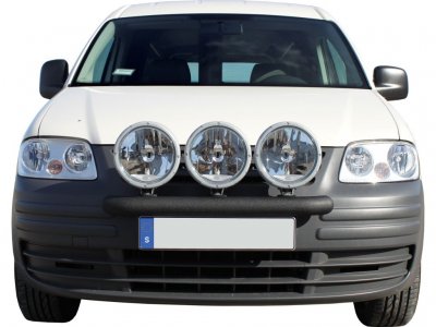 Ekstra lygtebeslag i rustfrit stål til 3 ekstra lygter til VW Caddy 2004-2010